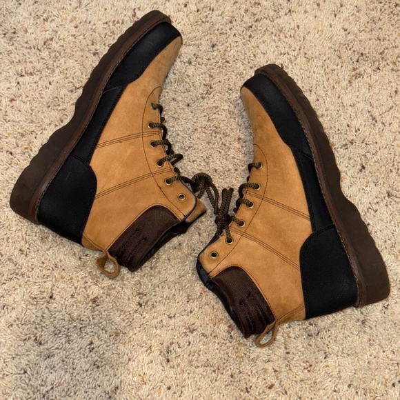 Polo Ralph Lauren Bearsted Hiking Style Casual Boots Camel Tan Size 9 main image 10